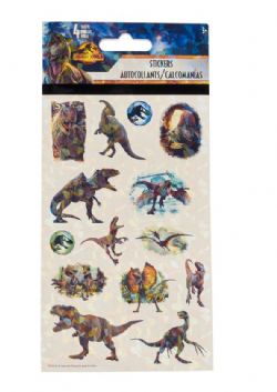 AUTOCOLLANTS JURASSIC WORLD - 4 FEUILLES